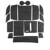 For JAECOO J8 2024 Car Styling Non-Slip Mat Door Groove Pad Rubber Gate Slot Cup Cushion Decoration Auto Accessories