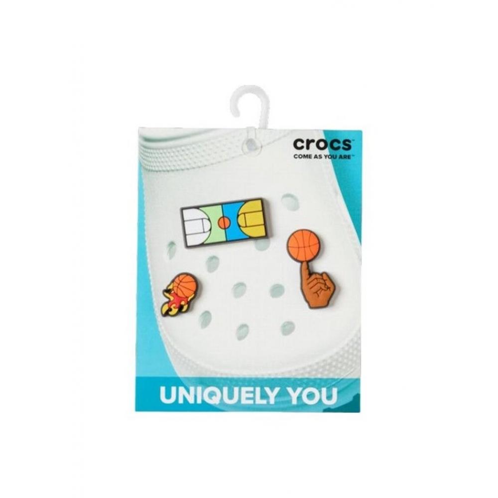 Crocs Баскетбольная резина, набор из 3 штук Gibbitz 10009869