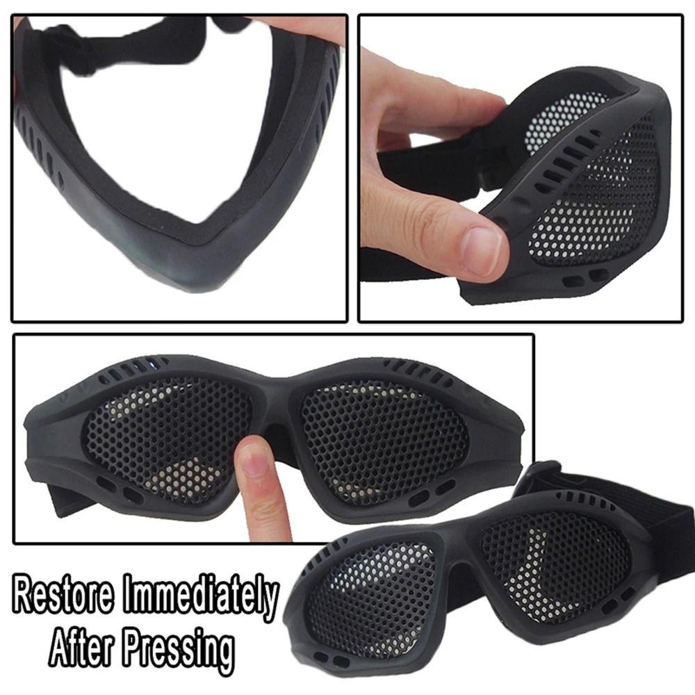 Eye Protection Protective Eyewear Metal Mesh Protective Glasses Hiking Glasses Hiking