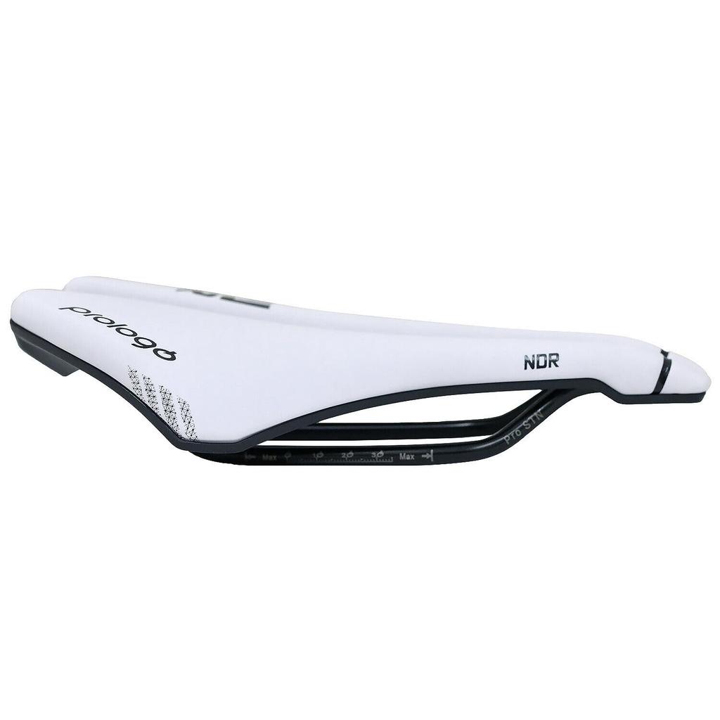 Prologo Dimension NDR STN Rail Road MTB Triathlon PR2804 Saddle, White,