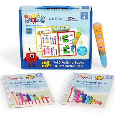 Набор для занятий бегом Resource Hot Dots Number Bloks 1 ~ 20 EDI9652G, корейские детские игрушки
