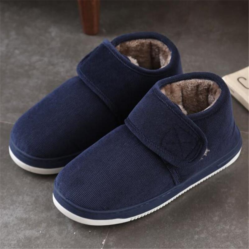 Fashion Winter Thick Plush Slippers Women Men Home Warm Women Shoes Indoor Outdoor Wear Cotton Shoes Unisex Slippers Footwear