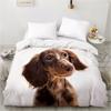 Роскошный комплект постельного белья 3D Европейский размер Queen King Double Пододеяльник Постельное белье Удобное одеяло/покрывало Постельный комплект Animal Lie Down