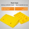 50*13*3cm Plastic PVC Road Slope Ramp Pad Portable Car Step Uphill Triangle Mat Curb Rubber