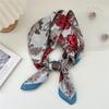 Модный декоративный шарф, повязка для волос, резинка для волос 70, маленький квадратный шарф, шелковый шарф, женский весенне-осенний универсальный маленький шарф, профессиональный шарф