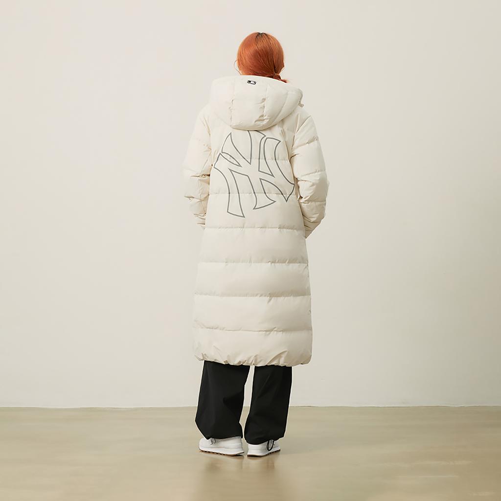 MLB New York Yankees Базовая коллекция 24FW Пуховик Унисекс Темно-кремовый 3ADJB1646-50CRD