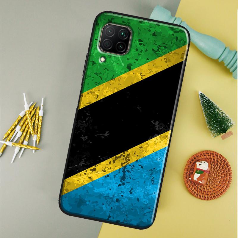 Tanzania National Flag For Huawei P60 Pro P30 P40 Lite Nova 10 9 SE 7i 8i 11i 12i 12s Y90 Y60 Y70 Y72 Y61 Y91 Case