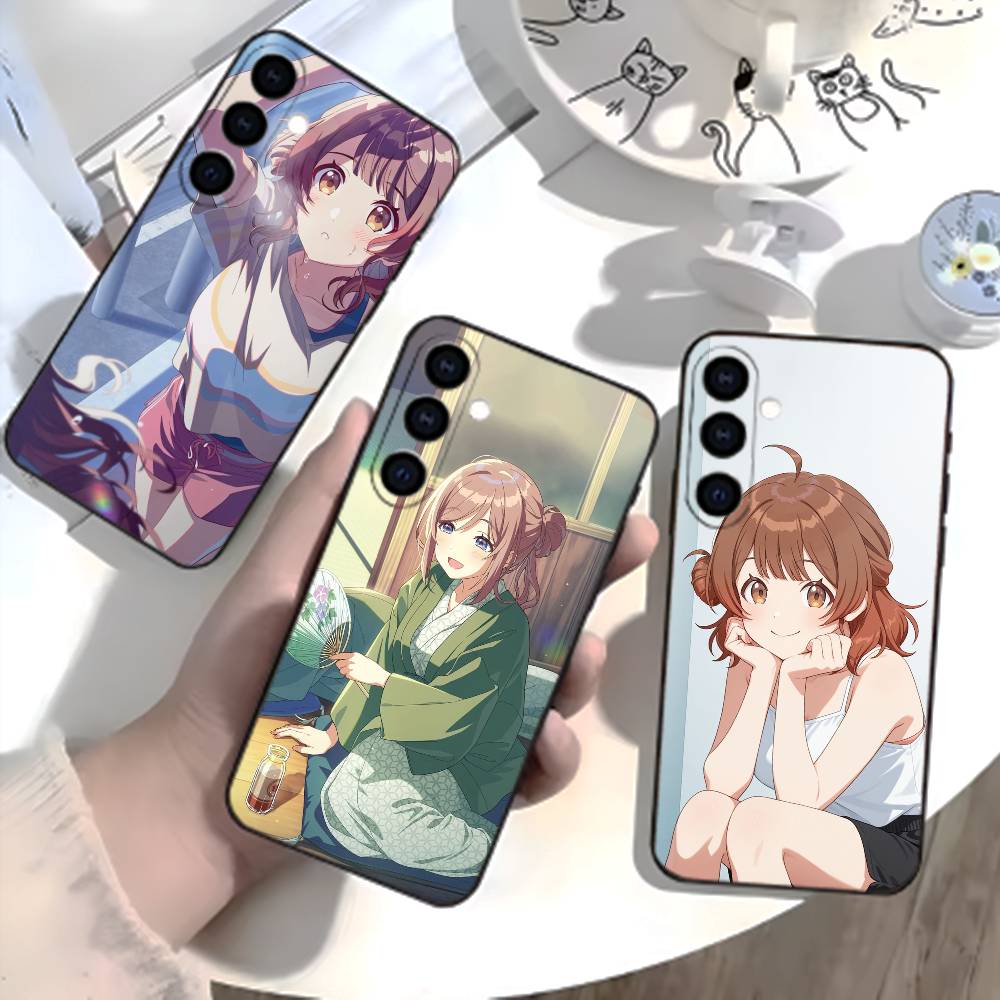 Чехол для телефона Love Live Накасу Касуми для Samsung Galaxy A73, 21, 22, 32, 71, 53, 52, 51, 80, 5G Мягкий Черный Чехол