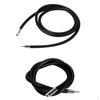 2pcs Black Rubber Cord Chain Necklace 20/24inch For Pendants Jewelry Making