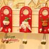 Unique Christmas Door Handle Hanger Christmas Series Figurine Door Hangings Comfortable Easy Install Festival Decors