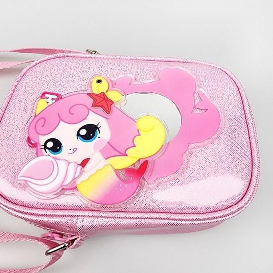 Haute Anjou Girls' Catchtinnapping Fondant Pink Blanc Mirror Cross, a Popular Character In Korea