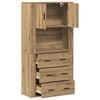 Высокий комод Artisan Oak 80 x 33 x 150 см ДСП