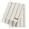 Buyer Outlet Cashmere Stripe Scarf Cashmere Stole Outlet Gift Light 100% Lamé [Women's & Men's] 23S-FKK01,02TX (0201 Blue)