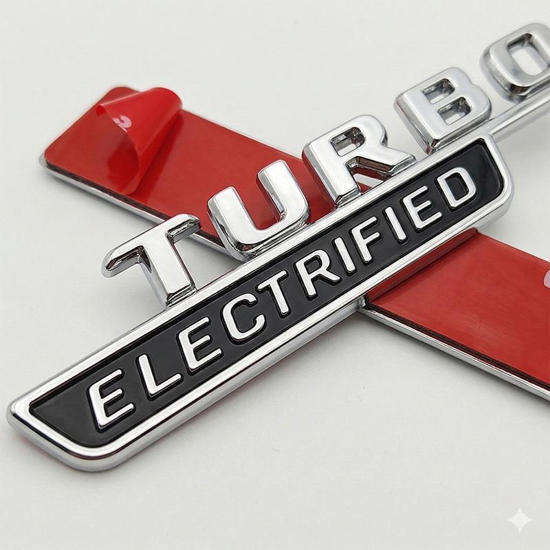 3D ABS C43 TURBO ELECTRIFIED Эмблема Боковой Значок на Крыло Задние Буквы Логотип на Багажник Для Mercedes Benz W206 AMG Автостайлинг Аксессуары OC6