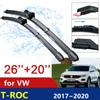 For Volkswagen VW T-Roc 2017~ 2018 TROC T ROC Car Wiper Blade Front Windscreen Windshield Wipers Car