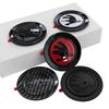 WMZW4 ABS Car Interior Steering Wheel Badge Emblem for Skoda Kodiaq Kamiq Karoq Superb Octavia Rapid Rapid Fabia Logo Auto Accessories
