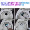 For Dometic RV 300 310 320 301 Toilet Flush Ball Seal 385311658 2PCS Motorhome Camper Trailer Toilets Accessories
