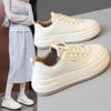Fashion 2024 New Popular Casual Sports Thick Sole Small White Women's Shoes Spring Summer Versatile Niche Board Shoes