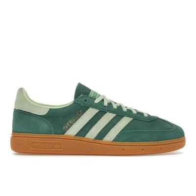Женские кроссовки для гандбола Spezial Collegiate Green Green Spark, полузеленые, искрящиеся, IE5896