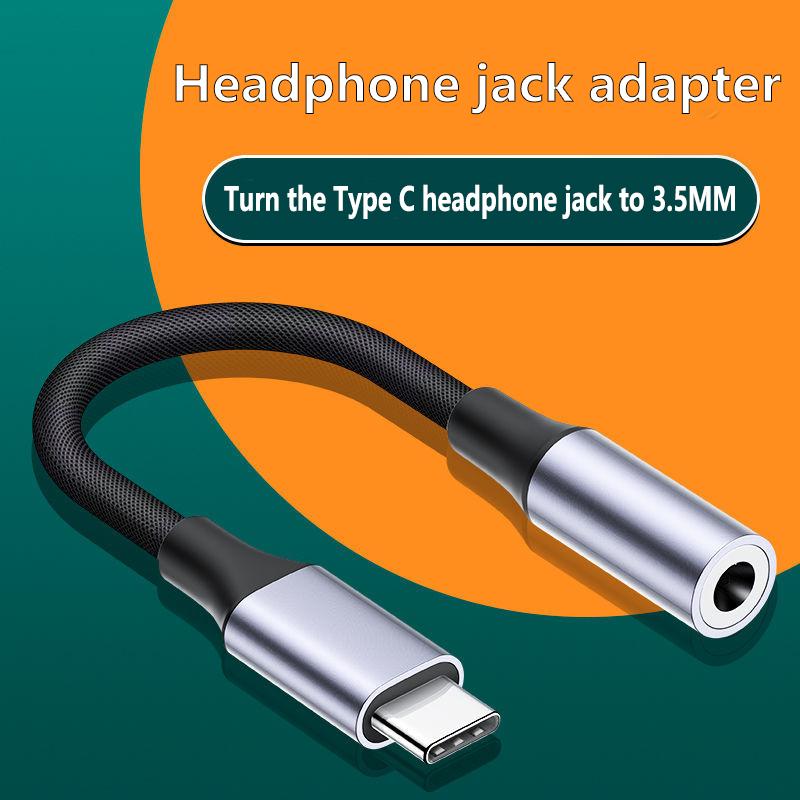 Type-C 3.5 Jack Audio Cable USB C To 3 5 MM Jack Aux Adapter Phone Accessories Cabo Adaptador USB Tipo C USB C Adapter HeadPhone 3
