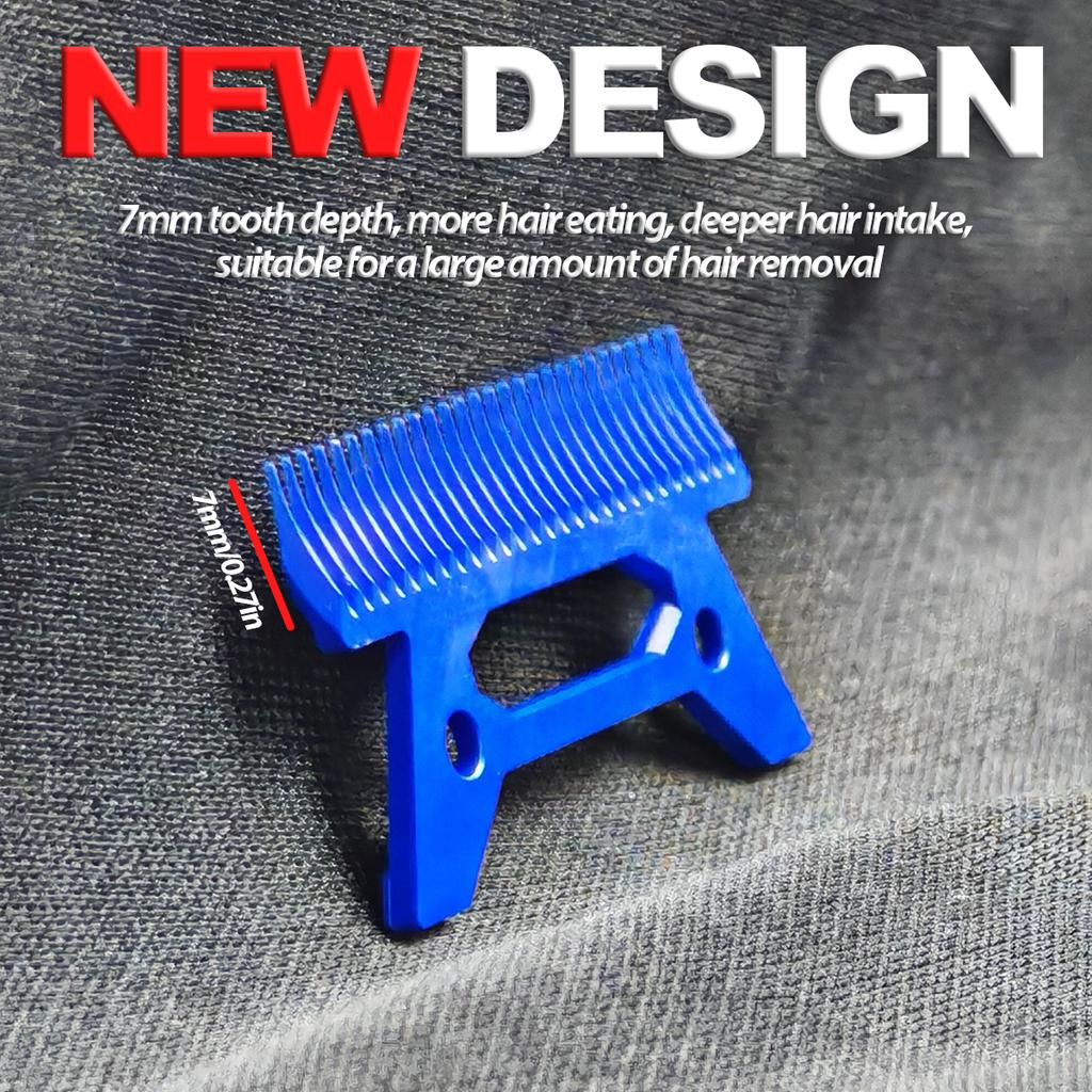BRDCLIP V001 Профессиональная машинка для стрижки волос, сменное лезвие, циркониевый триммер с глубокими зубцами, лезвие из нержавеющей стали 9CR