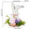 Декоративная пасхальная фигурка кролика для украшения дома