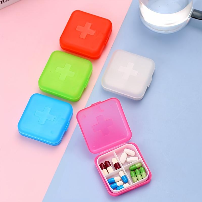 1pc Medicine Box, Jewelry Storage Box, Pill Organizer, Portable Pill Box, Mini Medicine Storage Organization, Household & Travel Accessories