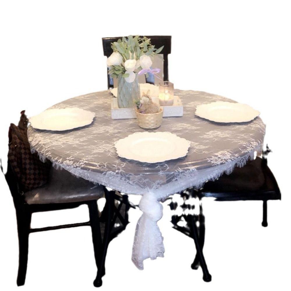 Embroidered French Lace Table Runner Flower Pattern Boho Dresser Scarf Home Garden