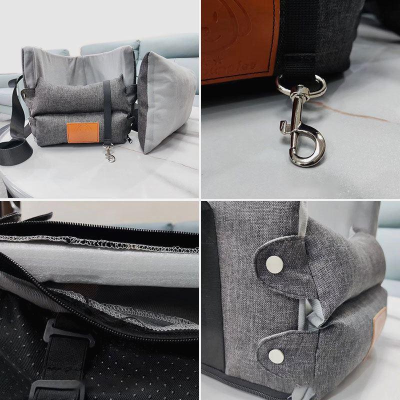 Портативное автомобильное сиденье для собак и кошек, дорожная кровать для питомцев, безопасная дорожная кровать для кошек и собак, транспортная сумка