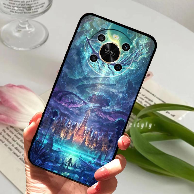 Чехол для Honor Magic4 Lite 5G ANY-LX1 LX2 LX3 Силиконовый ТПУ Мягкая крышка для телефона Для Honor Magic 4 Lite Бампер Fundas Модный Люксовый