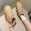 2024 Зимние Утепленные Плюшевые Теплые Снежные Ботинки Женские Слипоны На Плоской Подошве Противоскользящие Водонепроницаемые Ботильоны Хлопковая Обувь