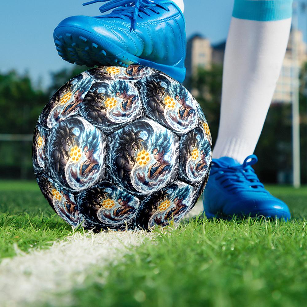 1pc Dragon Ball Z Football Soccer Ball Size 5 Indoor Soccer Ball Fashion Colorful Backyard Game -Great For Sports Fans Gift HE58