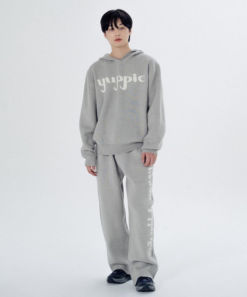 MAYOL Men'S Yuppie Knit Pants_Melange Gray