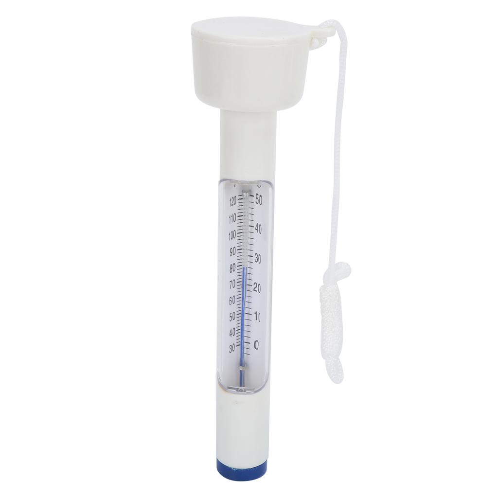 Pool Thermometer Durable Shatter‑Resistant ABS Pond Water Thermometer for Aquariums Bathtubs Swimming Pools