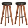 VidaXL Set of 2 Bar Stools, Pub Chair, Bistro Seat, Dining Room Kitchen Living Room Home Interior Furniture, 348165
