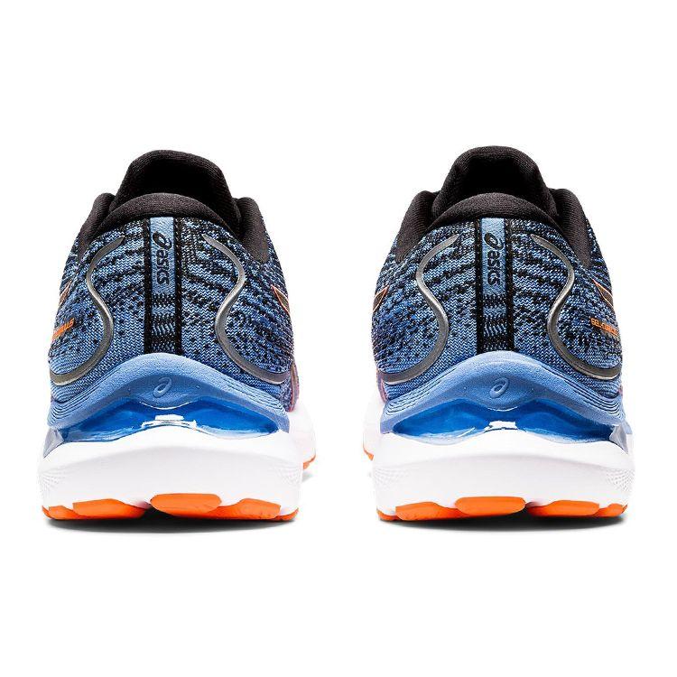 Asics Мужские кроссовки Gel Cumulus 24 Black Shocking Orange синие 1011B366-003