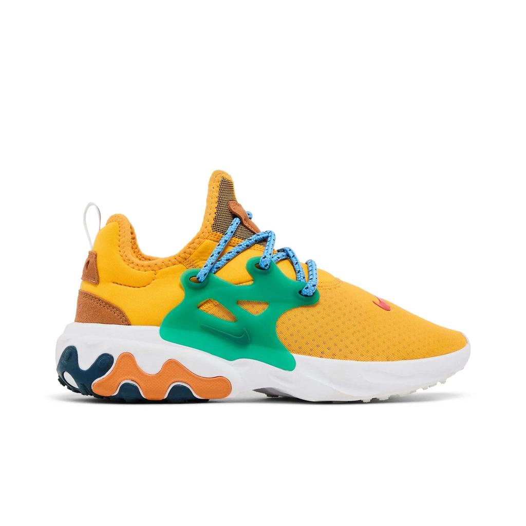 Nike React Presto 'University Gold' (Unisex) University Gold / Habanero Red / Mystic Gree Casual Shoes AV2605 701