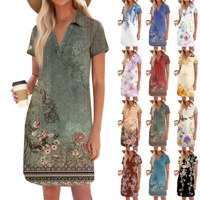 Женская мода повседневная свободная футболка с коротким рукавом и V-образным вырезом с маленьким карманом