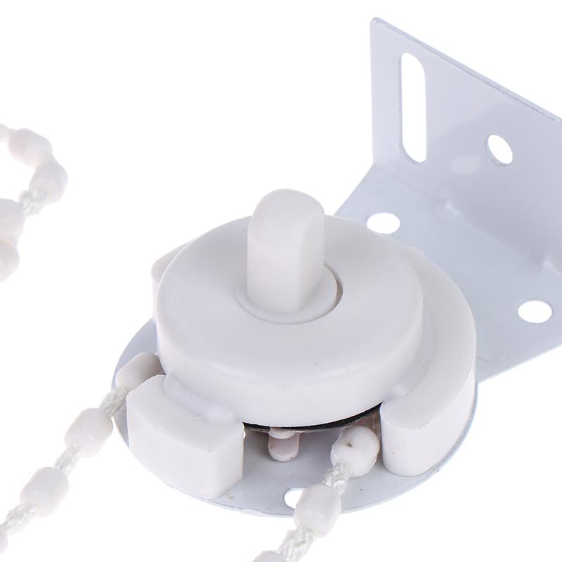 Roller Blind Fittings Kit Durable Replacement Parts with Beaded Chain Fixed Bracket for Rental Apartment Window Repair DIY Upgrade