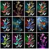 Набор для алмазной живописи, фотографии животных, стразы, Алмазная вышивка, вышивка крестиком, мозаика с бабочкой, подарок ручной работы