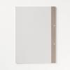 MUJI Peelable 5mm 26 50 NAA93A9A Notebook-Style Loose-Leaf Paper, Gray, B5, Grid, Holes, Sheets,