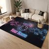 Custom Rug Nirvana Pattern Print Name Text Soft Non‑Slip Floor Carpet for Home Indoor Decoration
