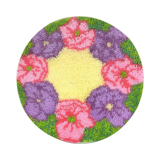 Набор для изготовления коврика с крючком для взрослых, предварительно напечатанная ткань, пряжа для вязания крючком, набор для самостоятельного изготовления коврика для двери, домашний декор, подарок для любителей рукоделия