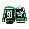 Dallas Stars NHL Hockey Jersey Retro Style Embroidered Long Sleeve Cotton Blend Mens Ice Uniform