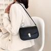 Korean Style Crossbody Bag Texture Women Underarm Bag Elegant PU Leather Shoulder Bag  Outdoor