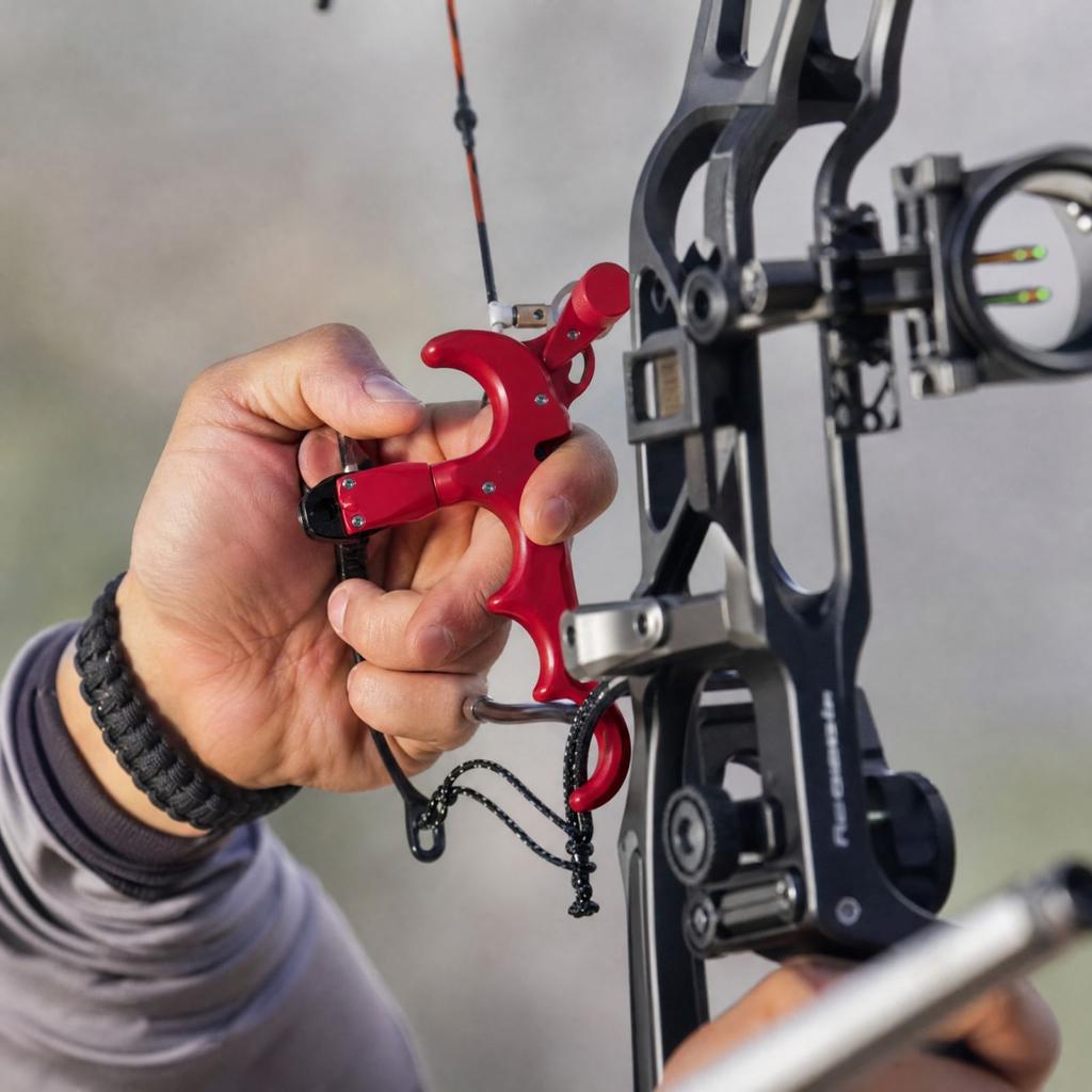 Handheld Rotating Release Aid with Three Finger and Four Finger for