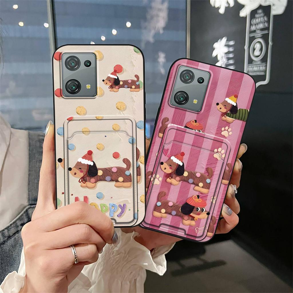 Мягкий чехол Мультяшный чехол для телефона Для Blackview Oscal C30/C30 Pro Модный дизайн Водонепроницаемый Силиконовый защитный Слот для карт ТПУ
