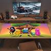 Adventure-Time Color Mouse Pad Large Gaming Table Cushion Non-slip Laptop Tablet Big Mousepad XXL Mat Mini PC Playmat With Lock edge