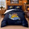 Printed 3Pcs Bedding Set Real Sociedad FC Pattern Bed Sheet Pillowcase For Bedroom Decor