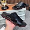 Fashion Men's Beach Open Toe Shoes Sandals High Quality Non-slip Men Slippers Breathable Two Uses Male Footwear Mens Summer Outdoor Shoe